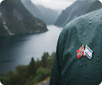 Norway & Israel Friendship Pin Badge