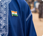 Niger Flag Pin Badge