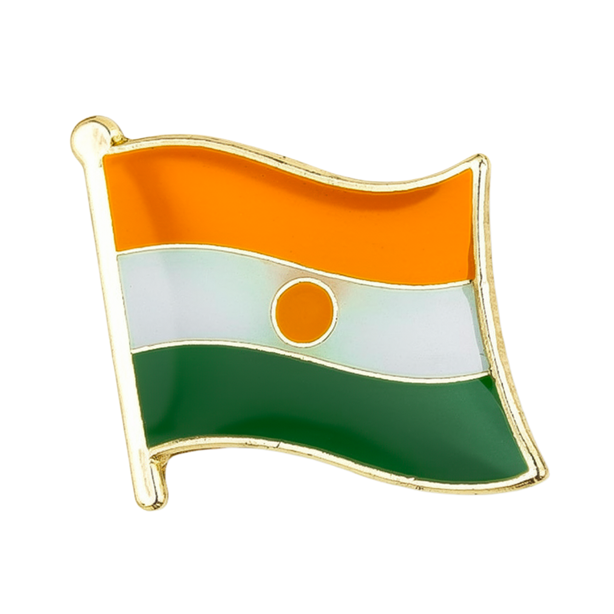 Niger Flag Pin Badge