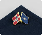 Norway & NATO Friendship Pin Badge