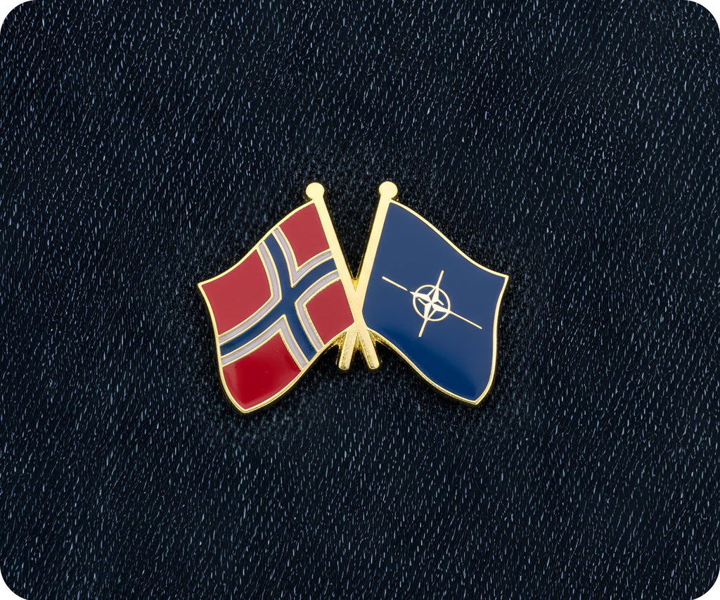 Norway & NATO Friendship Pin Badge