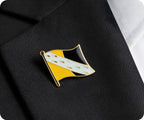 Norfork County English Flag Pin Badge