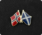 Norway & Scotland Friendship Pin Badge