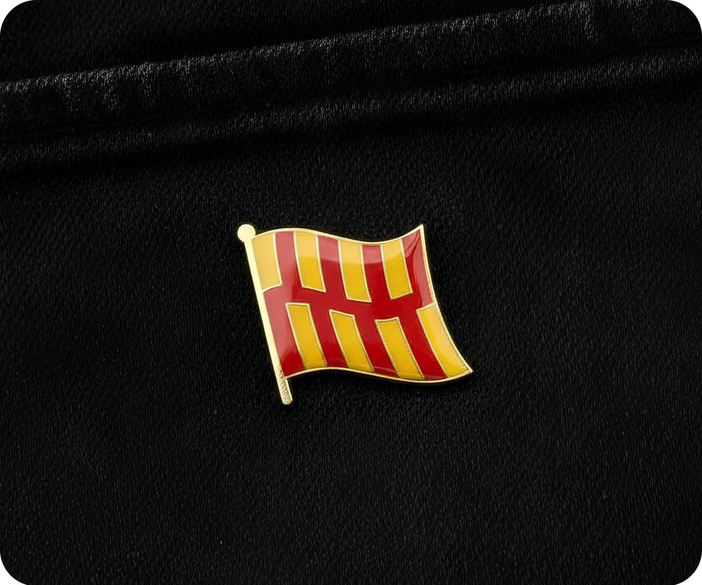 Flag of Northumberland Banner Arms Pin Badge