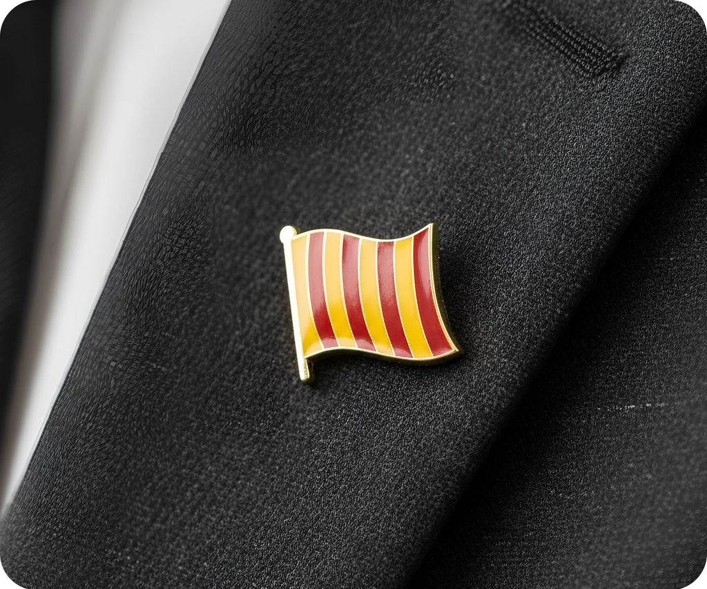 Northumbria English Flag Pin Badge
