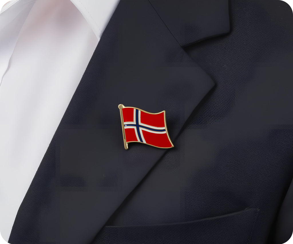 Norway Flag Pin Badge