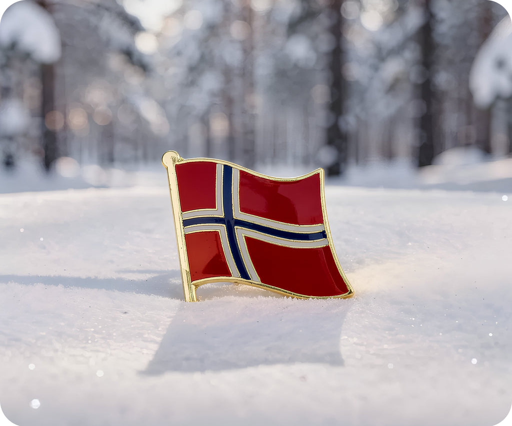 Norway Flag Pin Badge