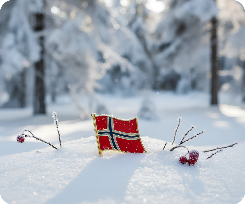 Norway Flag Pin Badge