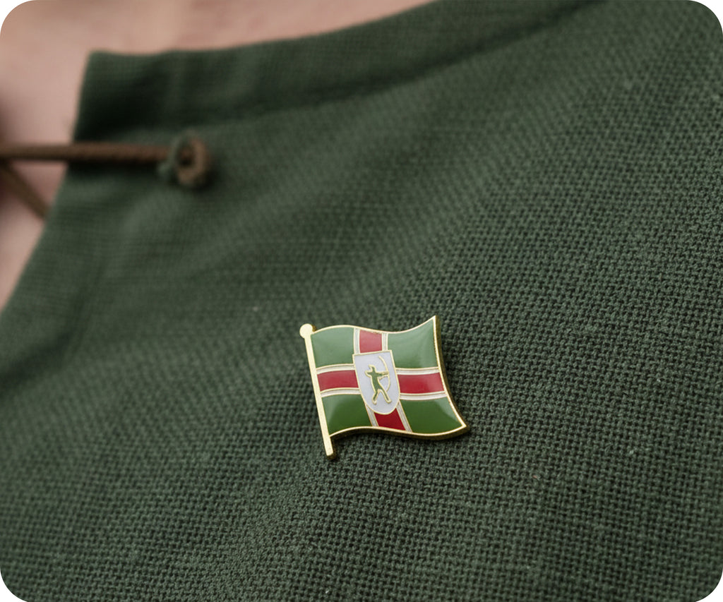 Nottinghamshire County English Flag Pin Badge