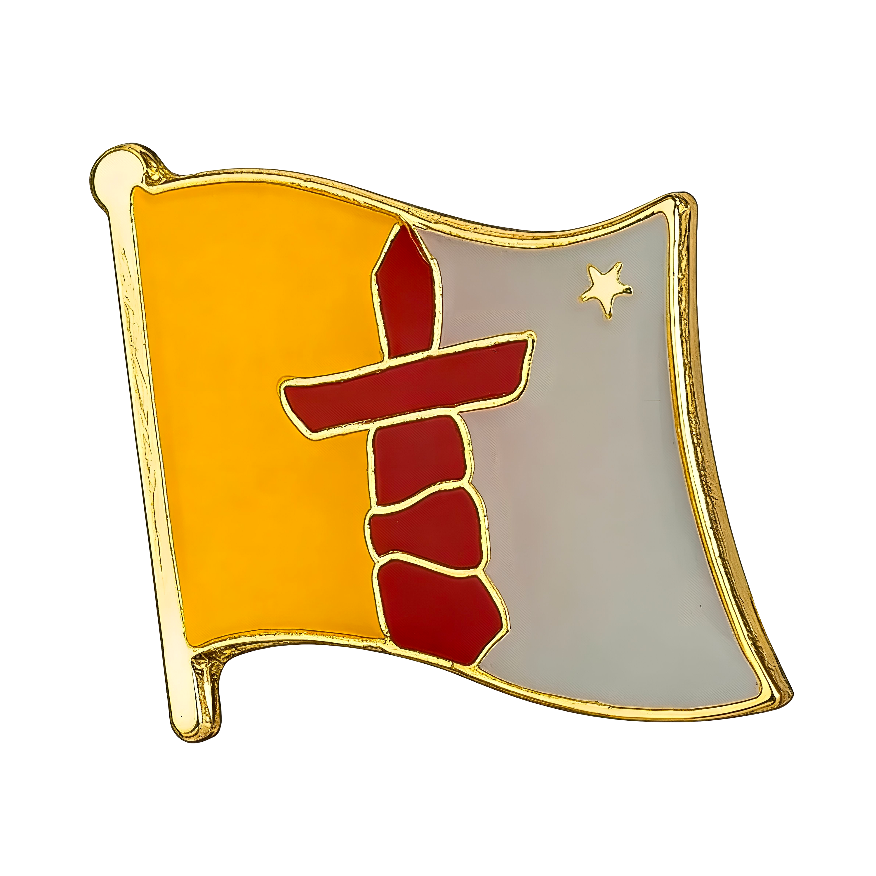 Pin de la bandera regional canadiense de Nunavut Imagen principal del producto