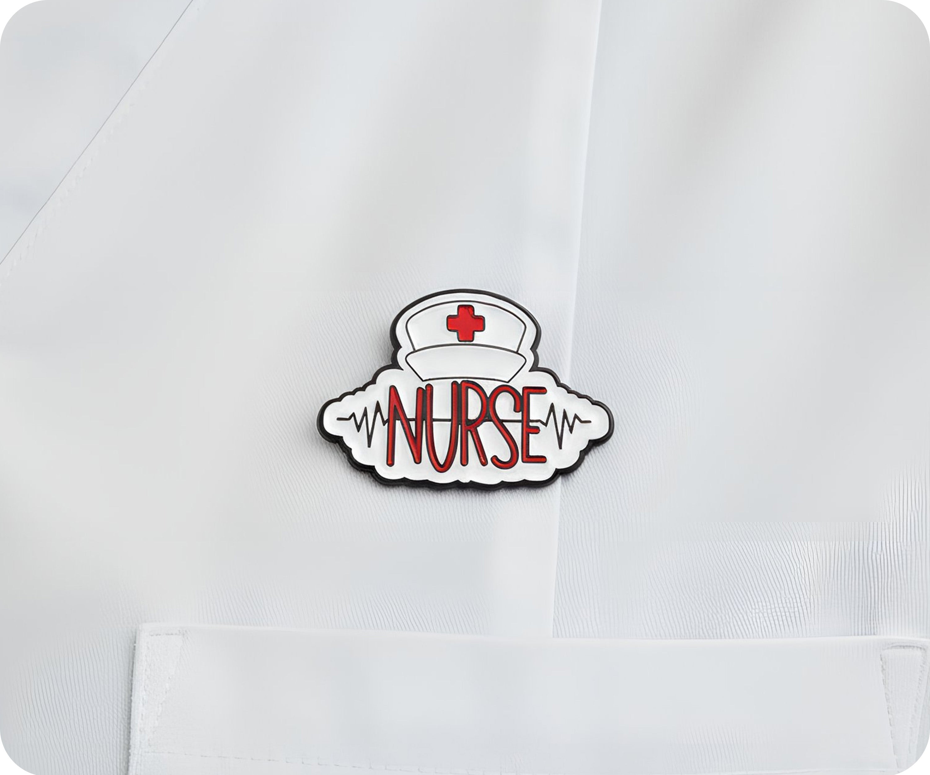 Nurse Red Cross Pin Badge