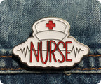 Nurse Red Cross Pin Badge