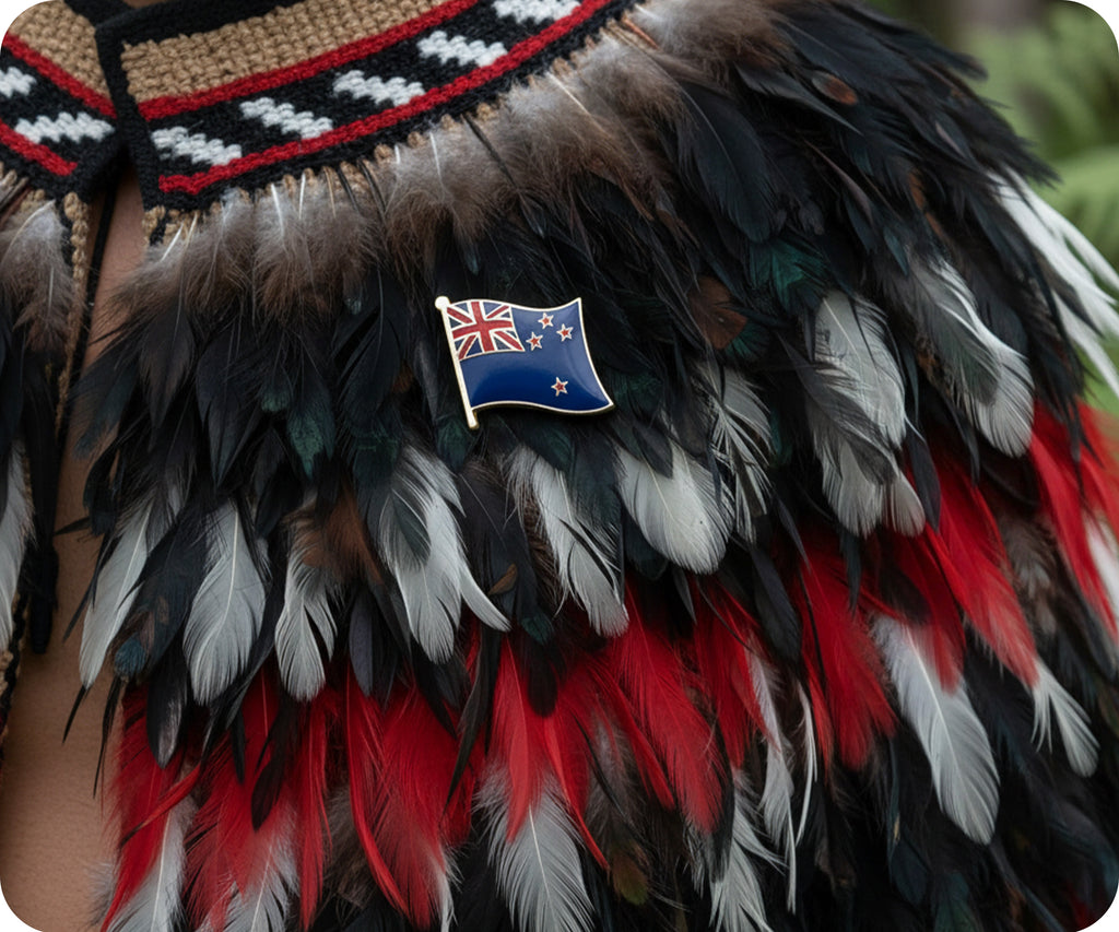 New Zealand Flag Pin Badge