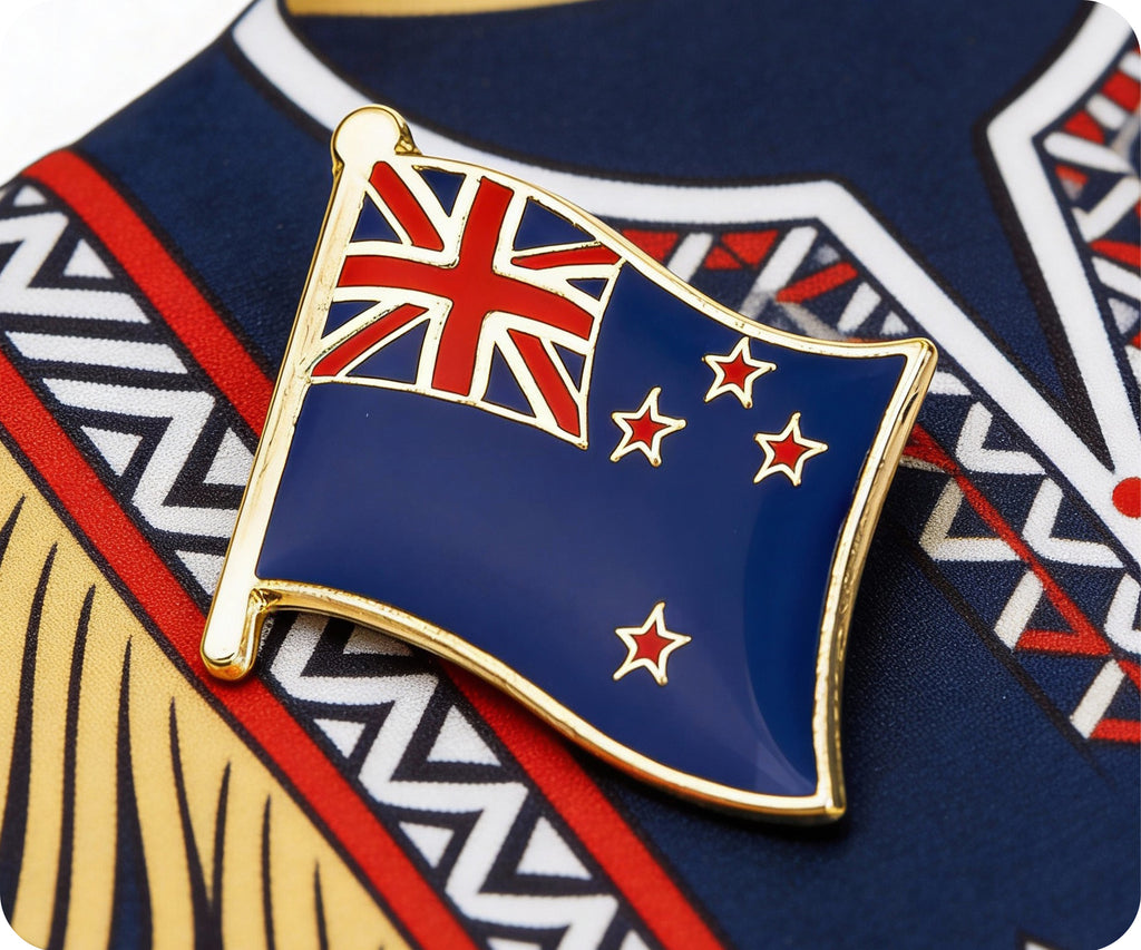 New Zealand Flag Pin Badge