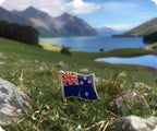 New Zealand Flag Pin Badge