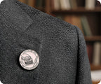 Catch The Day Writer Round Pin Badge
