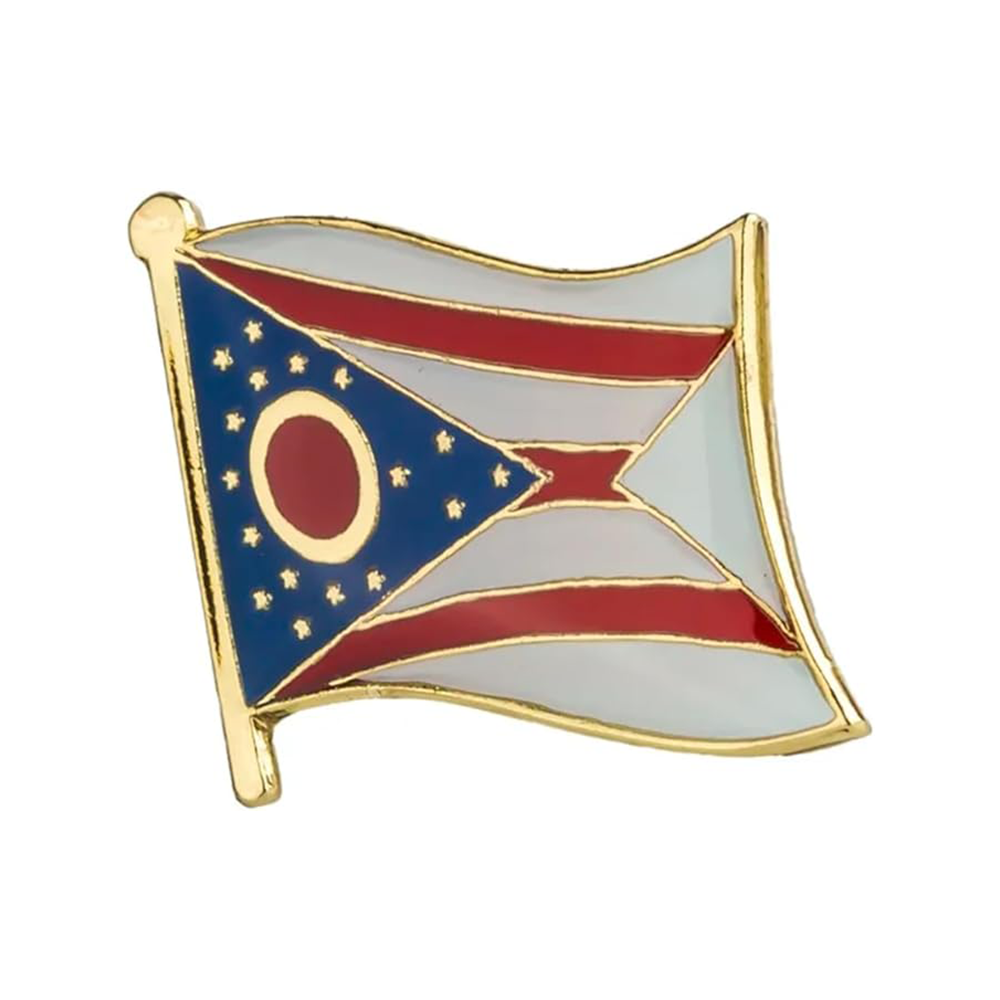 Pin con la bandera de Ohio  Imagen principal del producto