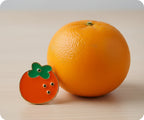 Orange Fruit Pin Badge