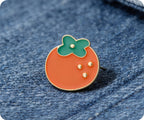 Orange Fruit Pin Badge