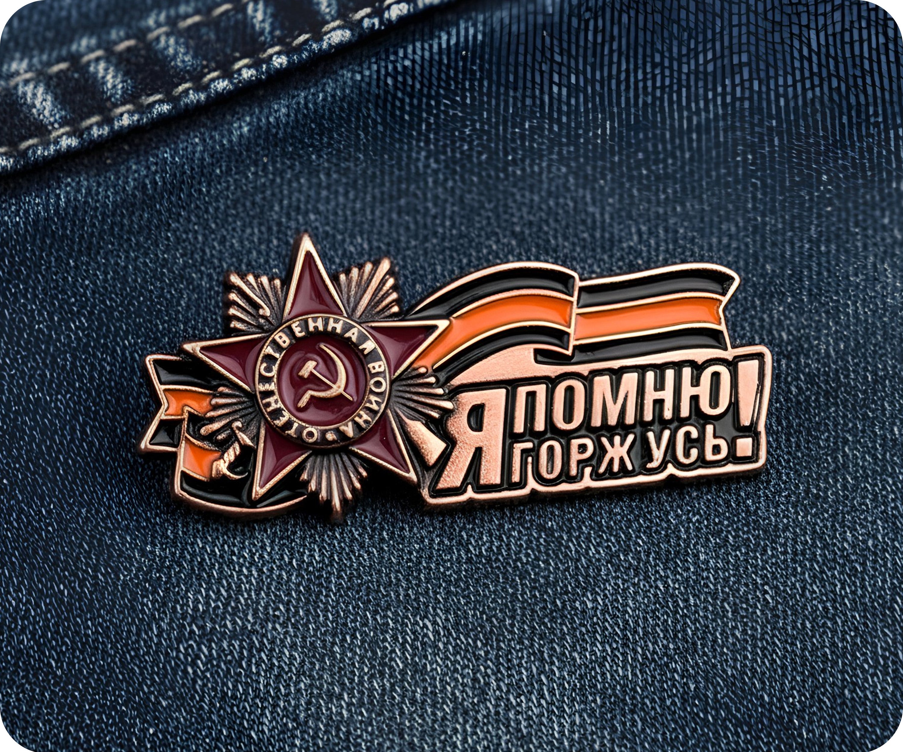 Order of the Patriotic War Soviet Military USSR Pin Badge Secondary image