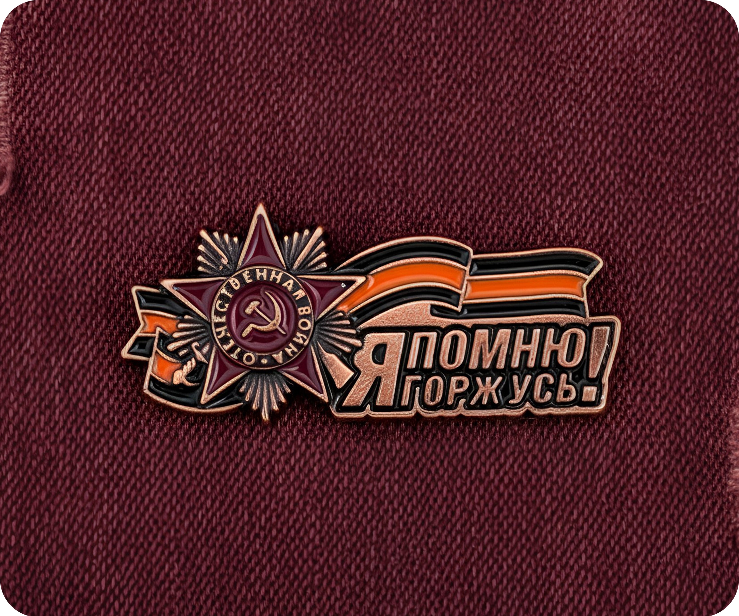 Order of the Patriotic War Soviet Military USSR Pin Badge