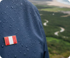Peru Rectangle Flag Pin Badge
