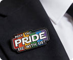 May The Pride Be With Us! LGBTQ+ Rainbow Pin Badge