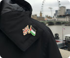 Palestine & United Kingdom Friendship Pin Badge