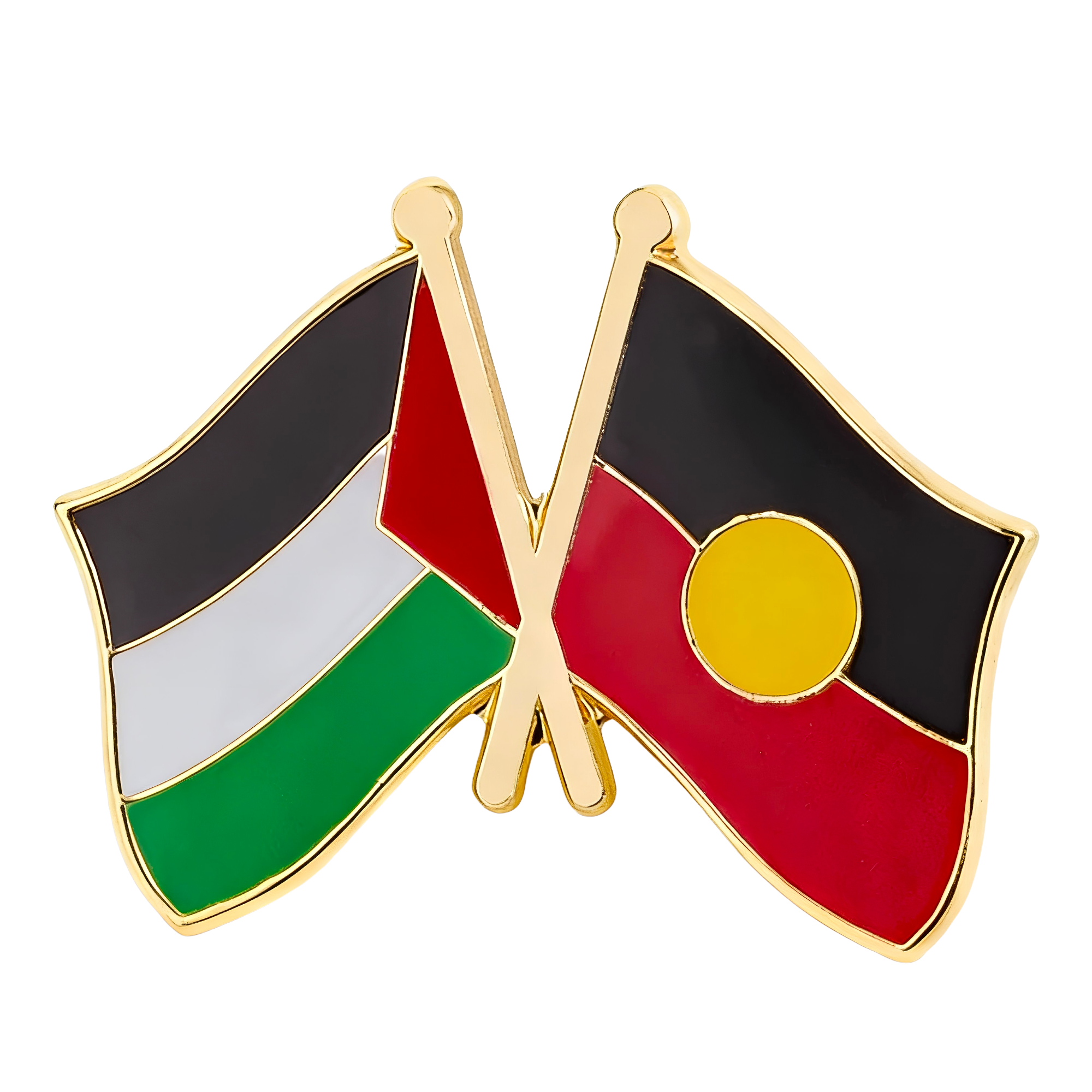 Insignia Pin de Amistad entre Palestina y los Aborígenes Australianos Imagen principal del producto