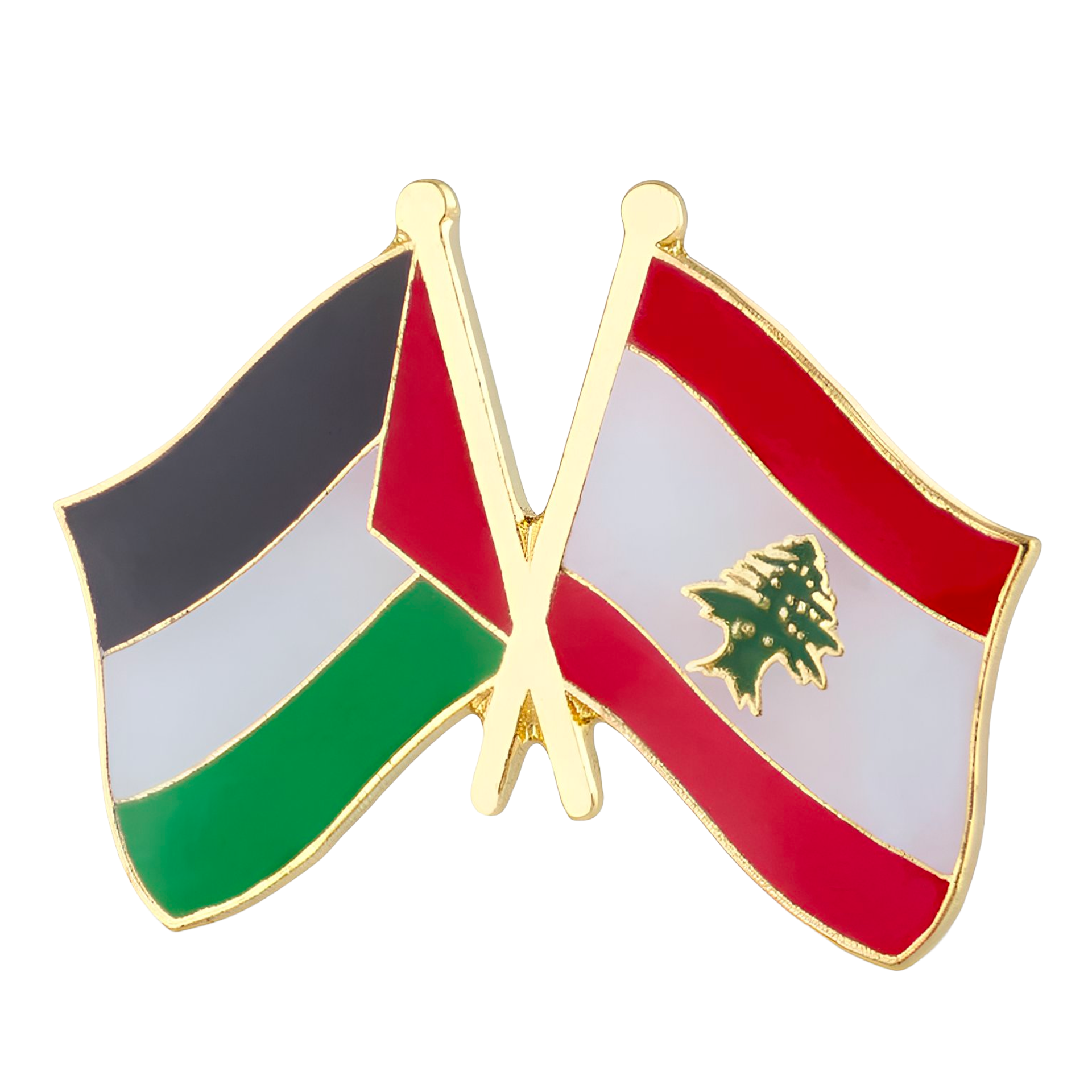 Pin de la amistad entre Palestina y el Líbano Imagen principal del producto