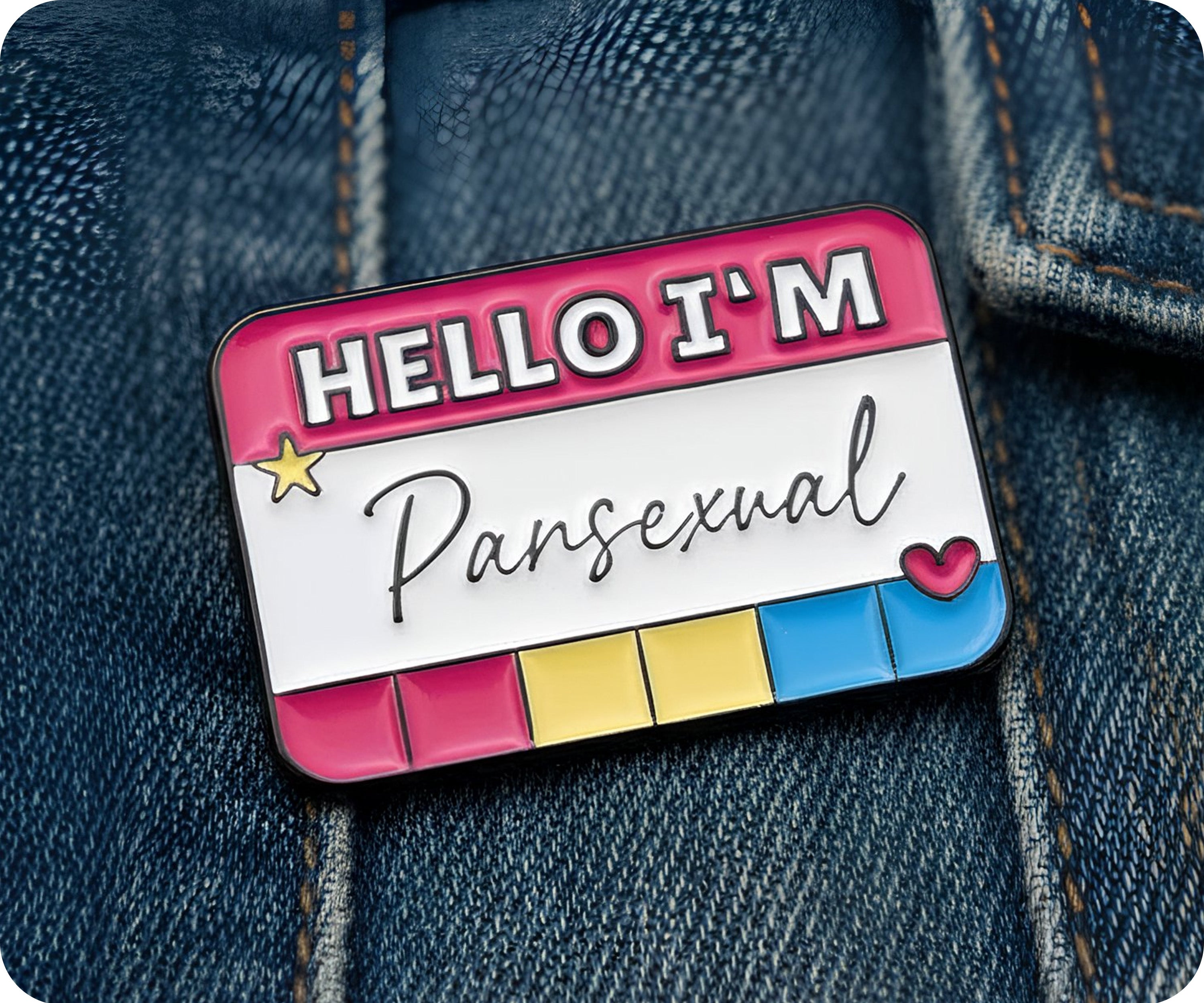 Hola, soy la chapa pansexual. Imagen secundaria del producto