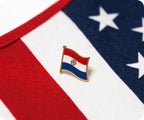 Paraguay Flag Pin Badge