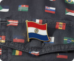 Paraguay Flag Pin Badge