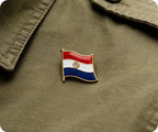 Paraguay Flag Pin Badge