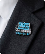 Paramedic Funny Enamel Pin Badge