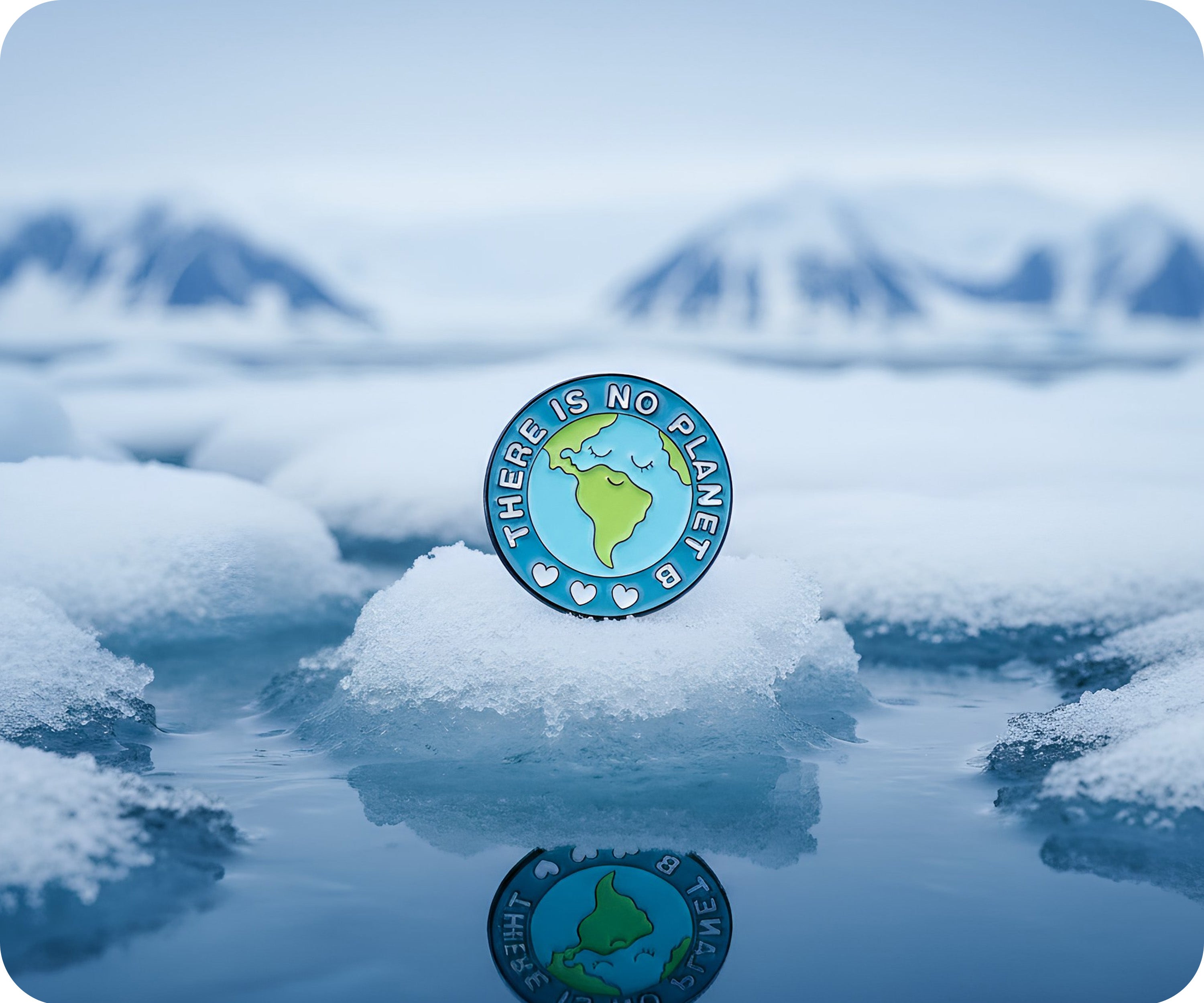 There Is No Planet B Pin Badge