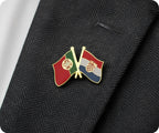 Portugal & Croatia Friendship Pin Badge