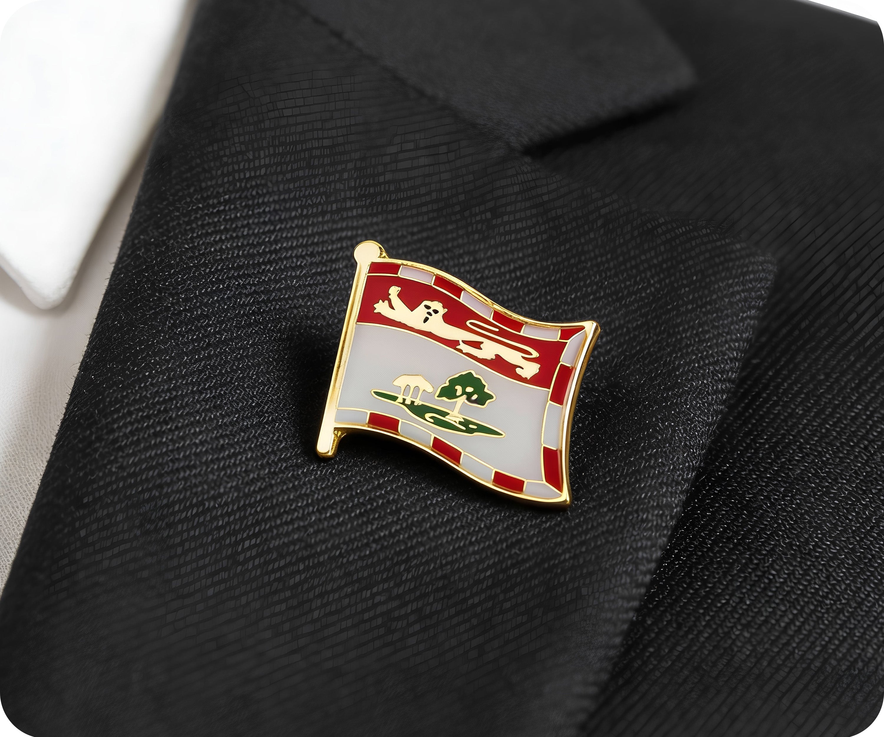Flag of Prince Edward Island Flag Pin Badge