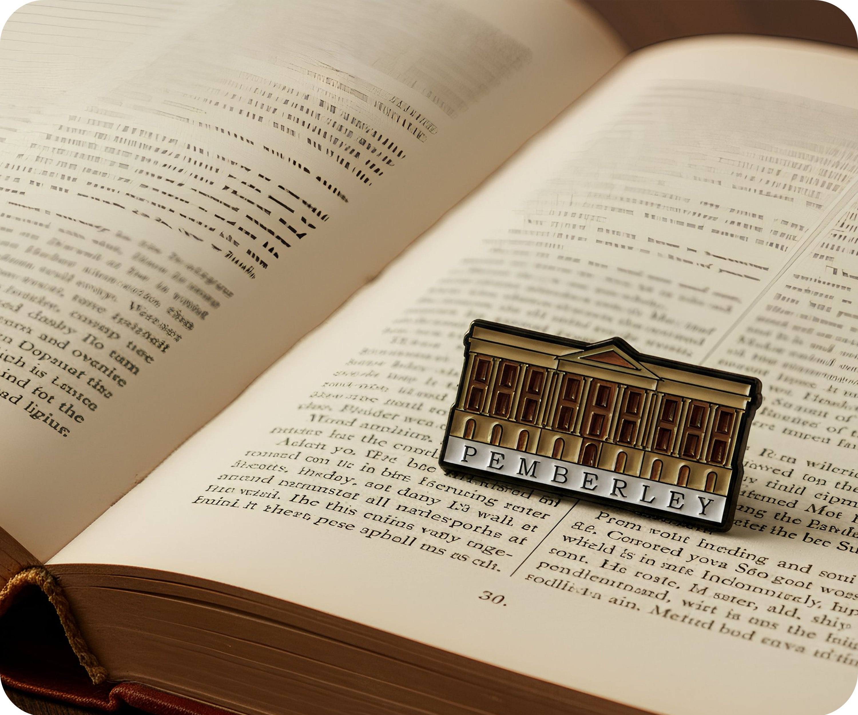 Pemberley House Pin Badge