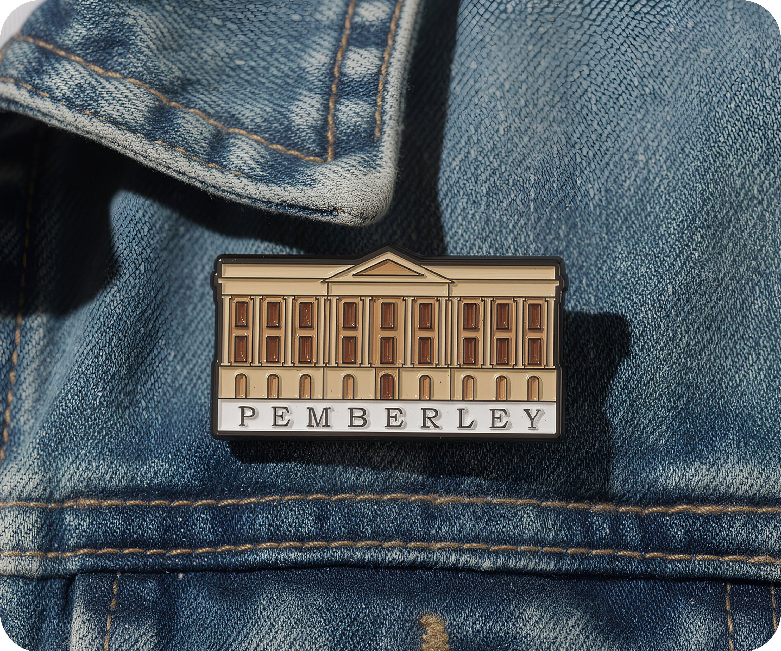 Pemberley House Pin Badge