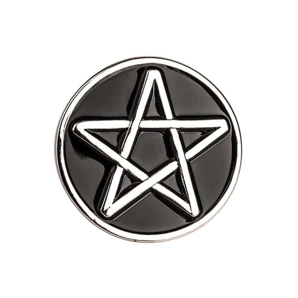 Pin con forma de estrella y pentagrama Imagen principal del producto