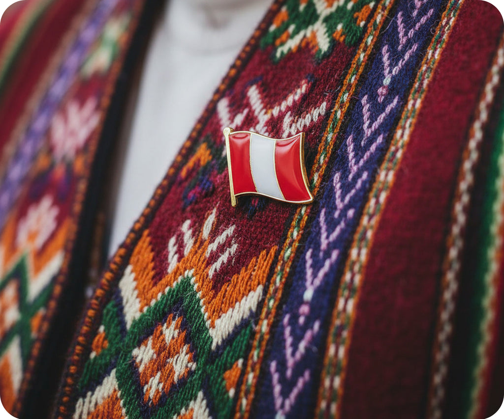 Peru Flag Pin Badge