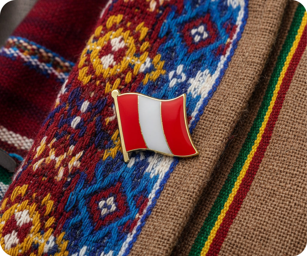 Peru Flag Pin Badge