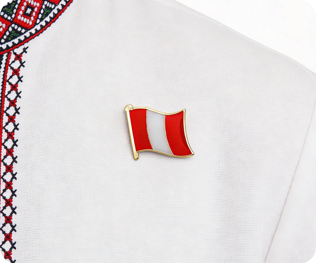 Peru Flag Pin Badge