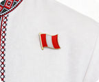 Peru Flag Pin Badge