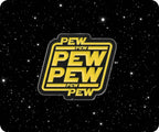 Pew Pew Pew! Space Pin Badge