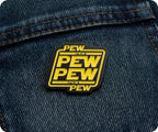 Pew Pew Pew! Space Pin Badge