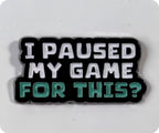Pausé mi juego por este pin