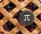 Mathematical Pi Number Pin Badge