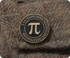 Mathematical Pi Number Pin Badge